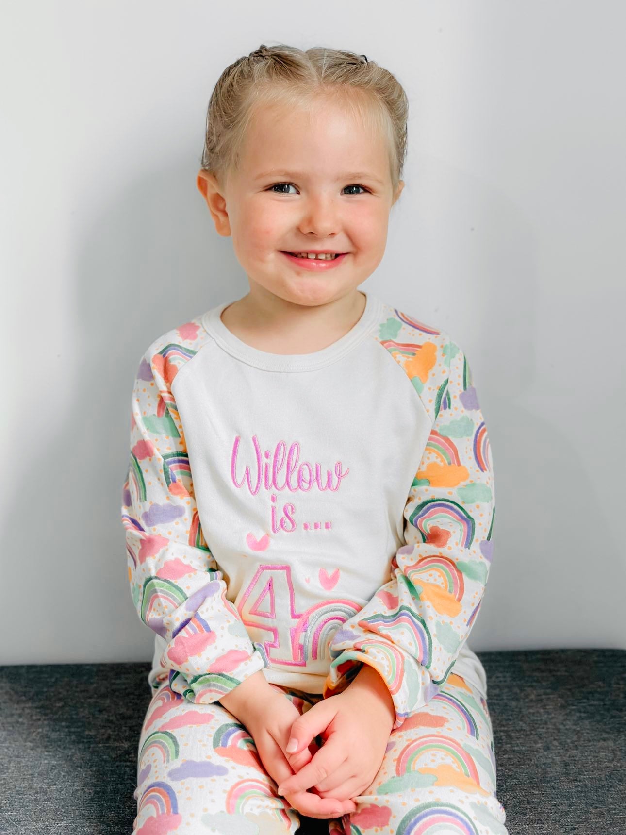 Embroidered Birthday Pjs